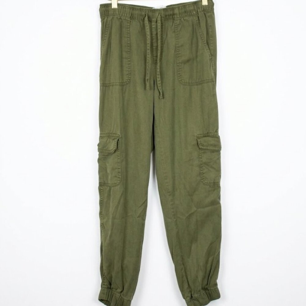 California Moonrise Olive Green  Lyocell  Cargo Joggers Small